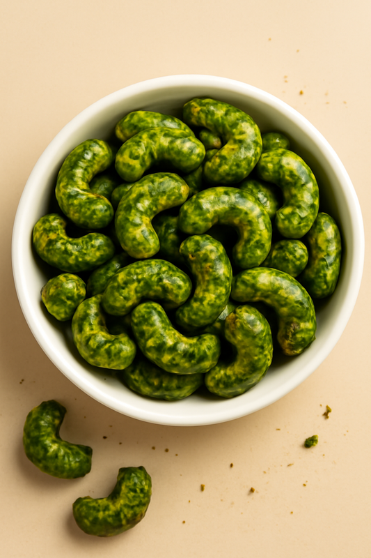 Spicy Green Chilli Cashews
